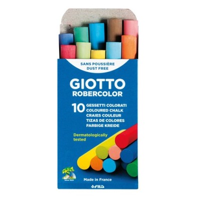 Fine art shop - 10 coloured chalks Robercolor Giotto | totenart.com 