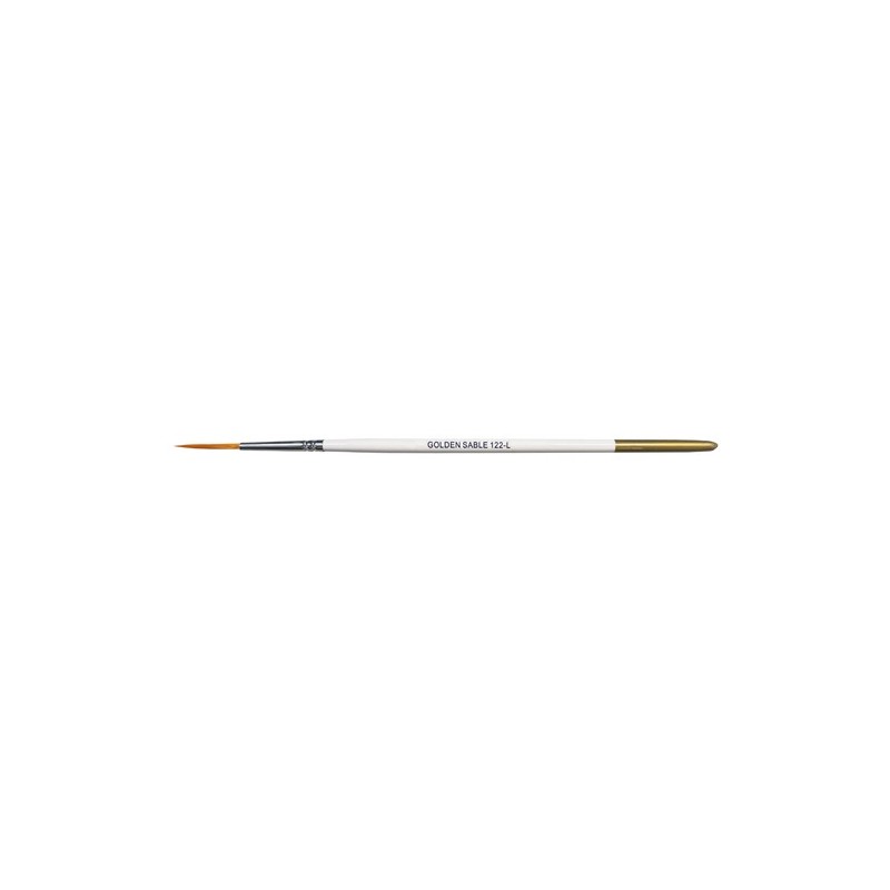 Fine art shop - Synthetic short-handled filleting brush S. 122L, n. 2, Golden Sable | totenart.com 