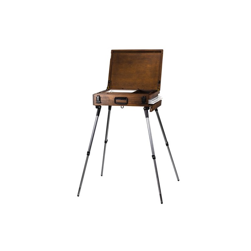 Fine art shop - Deluxe Box Easel Walnut Phoenix | totenart.com