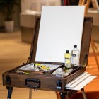 Fine art shop - Deluxe Box Easel Walnut Phoenix | totenart.com