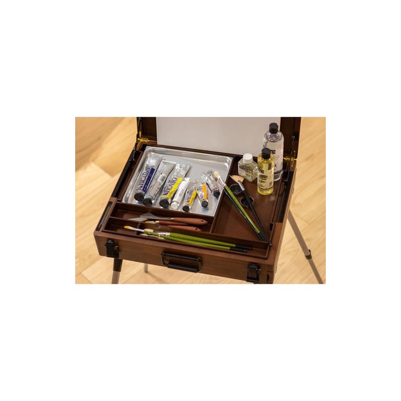 Fine art shop - Deluxe Box Easel Walnut Phoenix | totenart.com