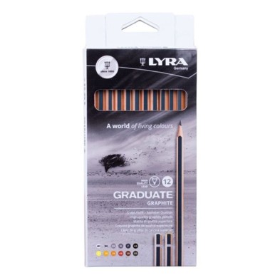 Fine art shop - Graduate Graphite Set 12 hardnesses, Lyra | totenart.com