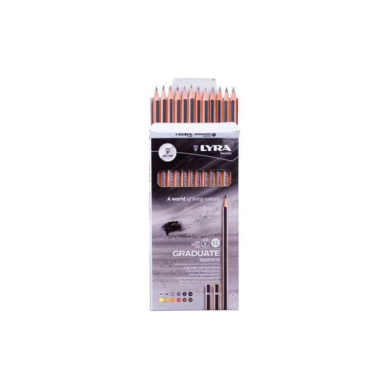 Fine art shop - Graduate Graphite Set 12 hardnesses, Lyra | totenart.com