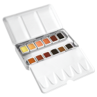 Fine art shop - Metallic Box Phoenix 12 Watercolour 1/2 godets, skin tones | totenart.com