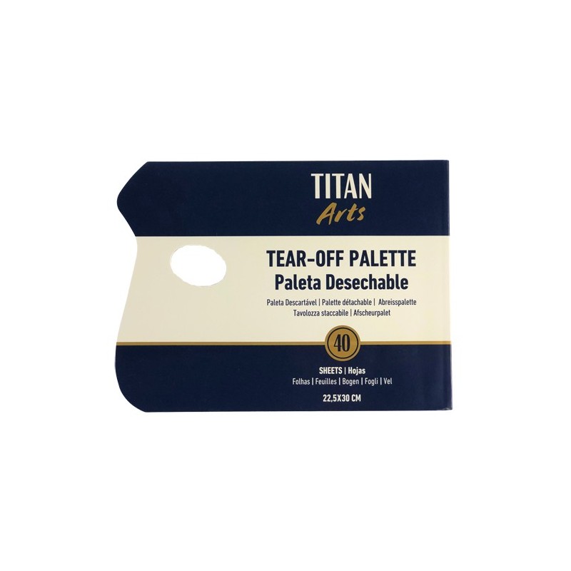  Fine art shop - Disposable A4 palette, 40 sheets, 22.5x30 cm | totenart.com