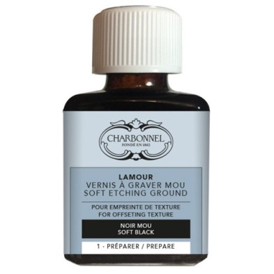 Fine art shop - Soft Black Etching Varnish Charbonnel, LAMOUR, 75 ml | totenart.com