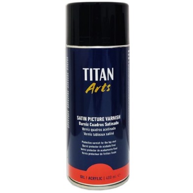 Fine art shop - Satin varnish SPRAY Titan for paintings, 400 ml. | totenart.com