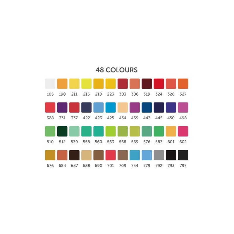 Fine art shop - Metallic Box Phoenix 48 Watercolour 1/2 godets | totenart.com