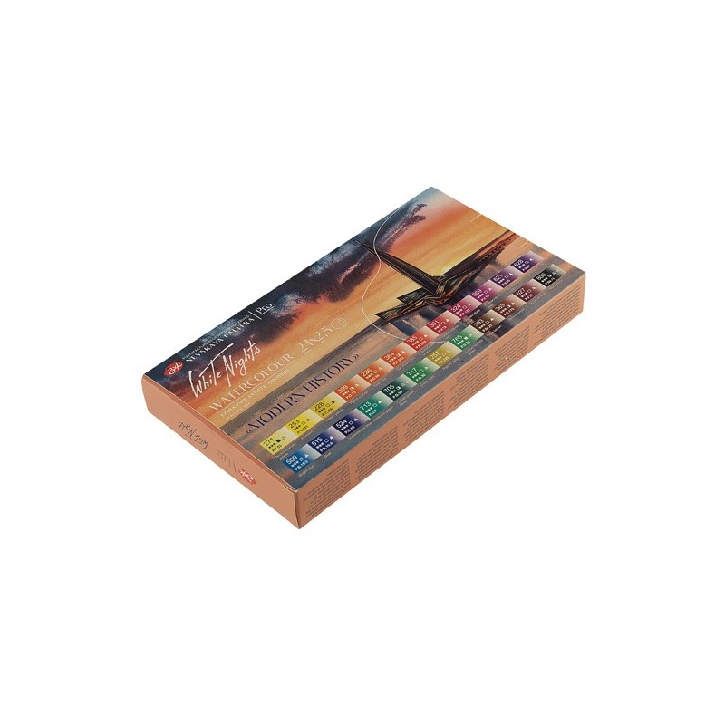 Fine art shop - Set of 24 godets \"MODERN HISTORY\", plastic case, White Nights | totenart.com