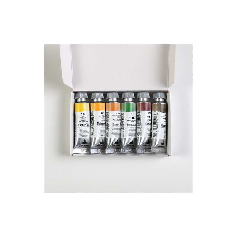 Fine art shop - MaimeriBlu watercolors box Sahara, 6 tubes 12 ml | totenart.com