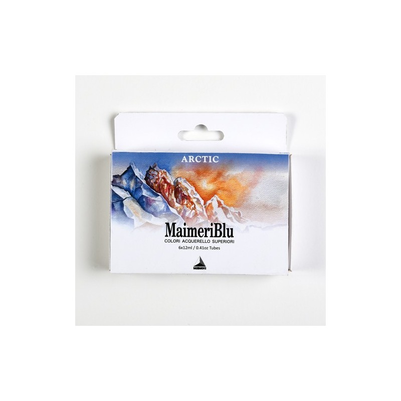 Fine art shop - MaimeriBlu watercolors box Arctic, 6 tubes 12 ml | totenart.com