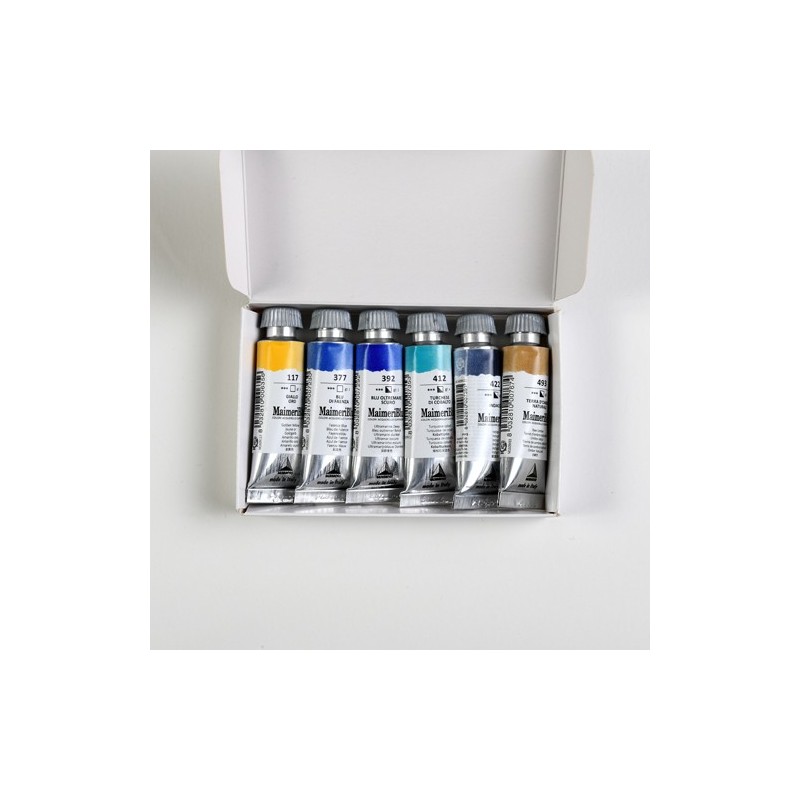 Fine art shop - MaimeriBlu watercolors box Arctic, 6 tubes 12 ml | totenart.com