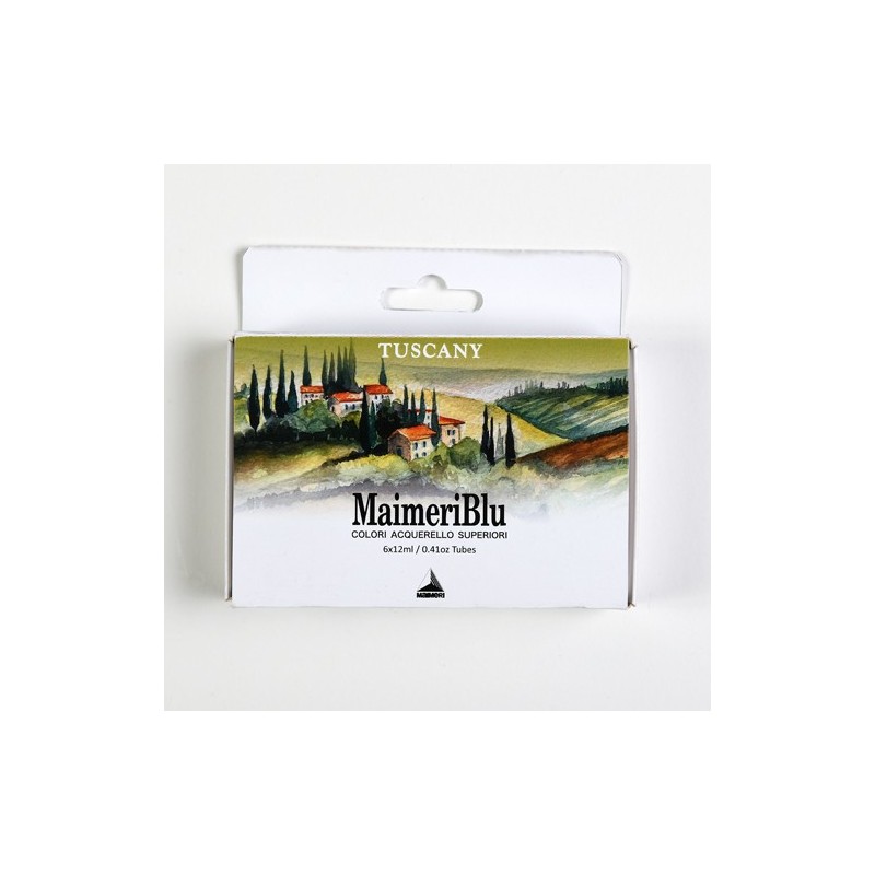 Fine art shop - MaimeriBlu watercolors box Tuscany, 6 tubes 12 ml | totenart.com