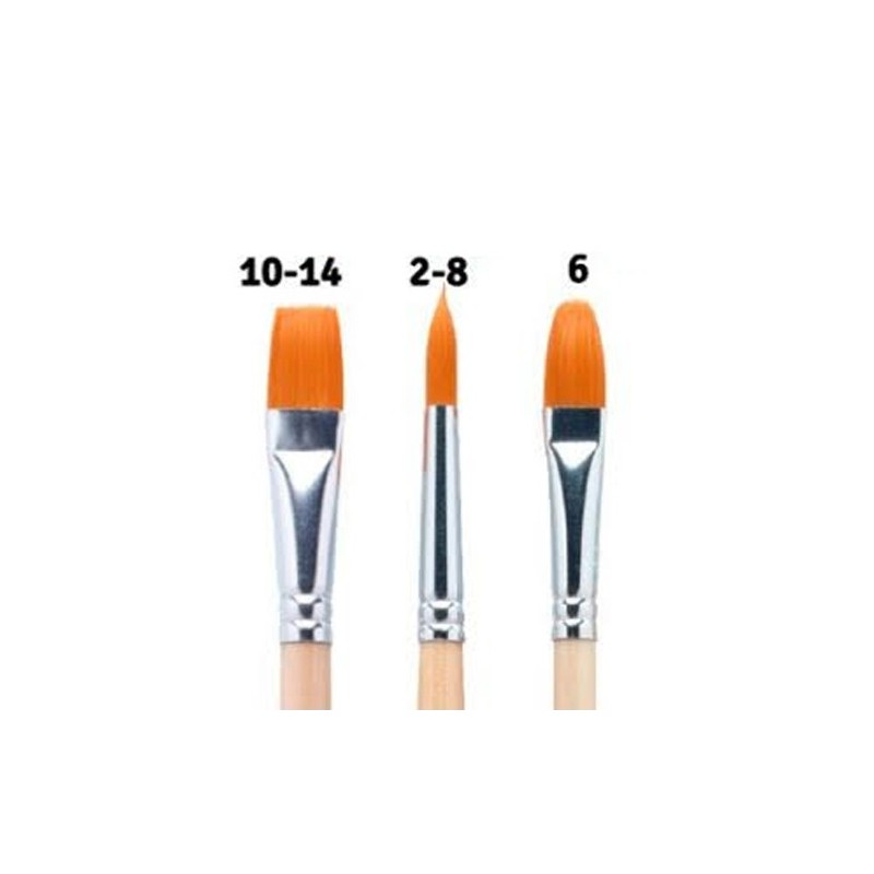Fine art shop - Tube of 5 ArtCreation long-handled brushes | totenart.com