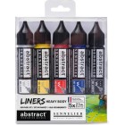 Fine art shop - Set Liners Heavy Body Abstract, 5 primary colors, 27 ml Sennelier | totenart.com 