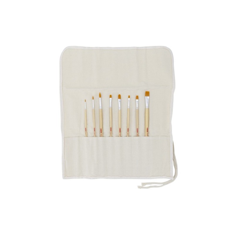 Fine art shop - Tube of 8 ArtCreation long-handled brushes | totenart.com