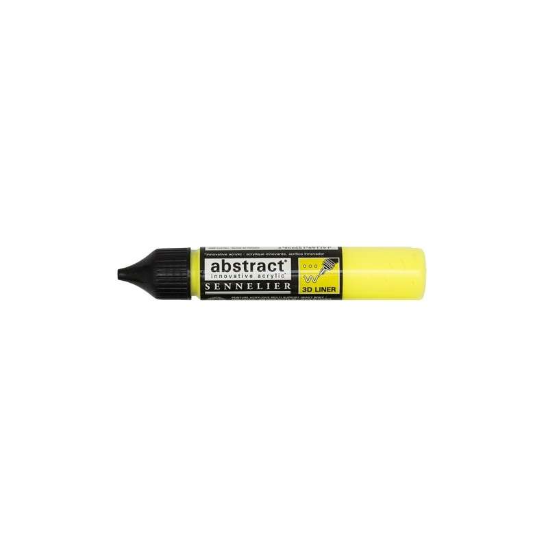 Fine art shop - Liner Abstract 502 Fluorescent Yellow 27 ml, Sennelier | totenart.com