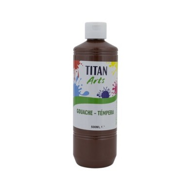 Fine art shop - Titan Arts Gouache Dark Brown, 500 ml | totenart.com