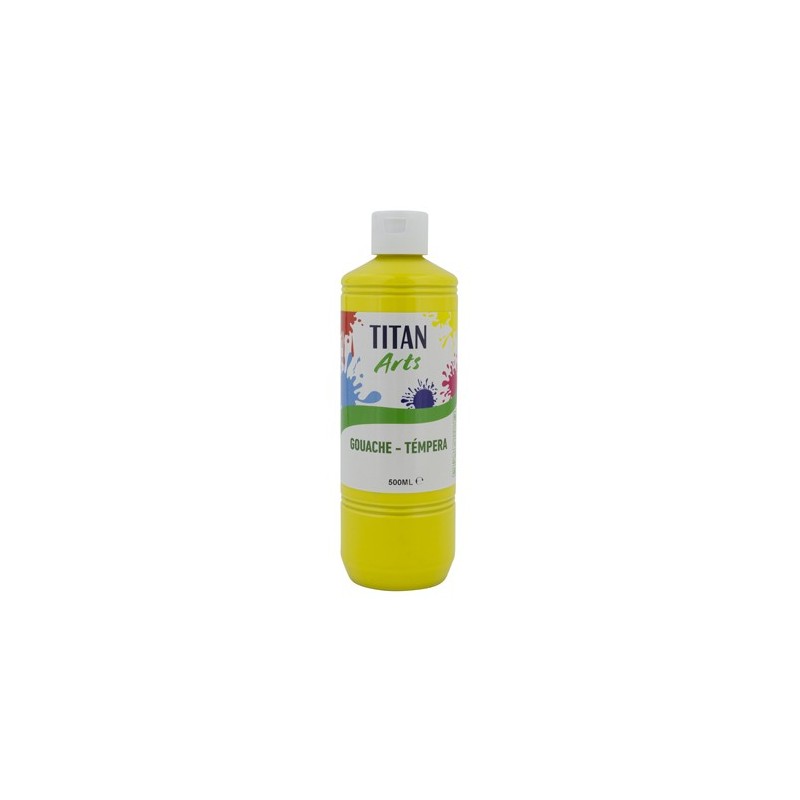 Fine art shop - Titan Arts Gouache Yellow, 500 ml | totenart.com