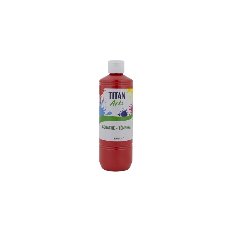 Fine art shop - Titan Arts Gouache Red, 500 ml | totenart.com