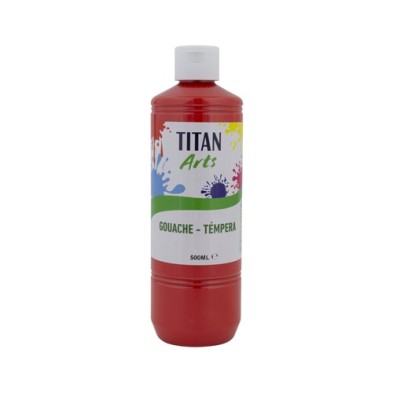 Fine art shop - Titan Arts Gouache Red, 500 ml | totenart.com
