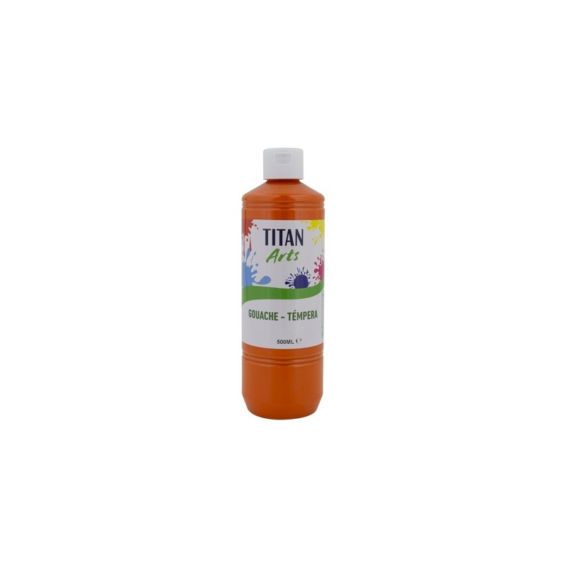 Fine art shop - Titan Arts Gouache Orange, 500 ml | totenart.com