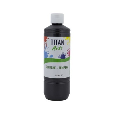 Fine art shop - Titan Arts Gouache Black, 500 ml | totenart.com