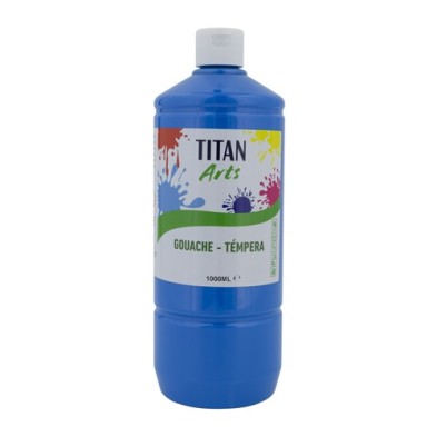 Fine art shop - Titan Arts Gouache Cyan Blue, 1 L | totenart.com