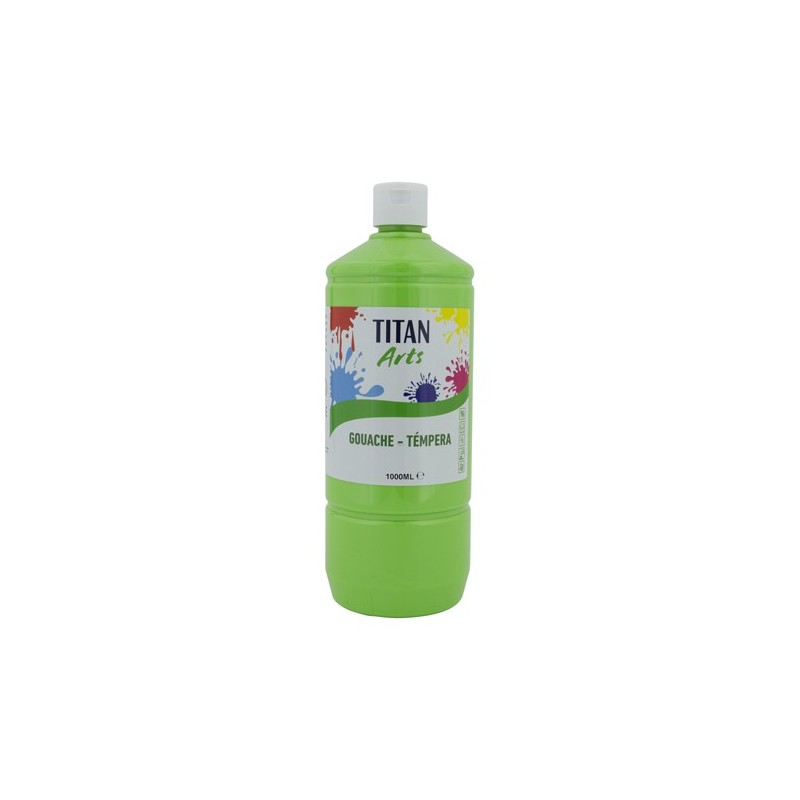Fine art shop - Titan Arts Gouache Bright Green, 1 L | totenart.com