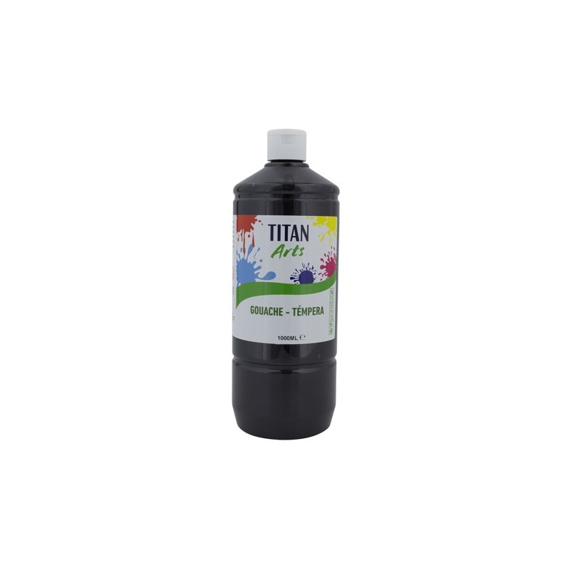 Fine art shop - Titan Arts Gouache Black, 1 L | totenart.com