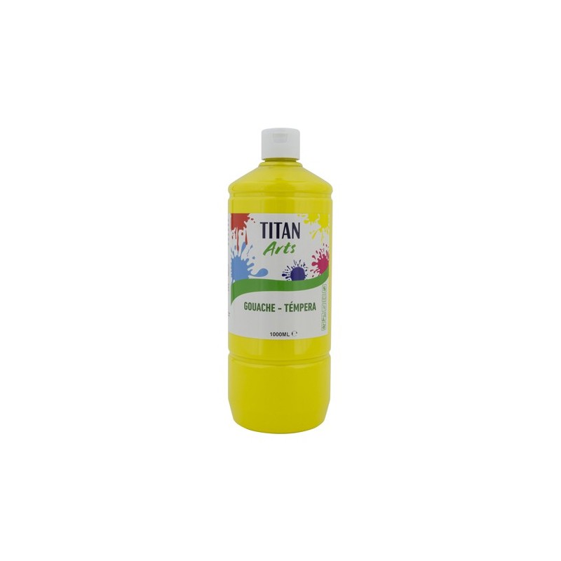 Fine art shop - Titan Arts Gouache Yellow, 1 L | totenart.com