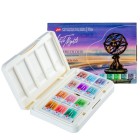 Fine art shop - Set of 12 godets \"Granulation and Earth\", plastic case, White Nights | totenart.com