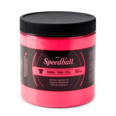 Fluor. Hot Pink Screen Printing Ink 236 ml. Speedball