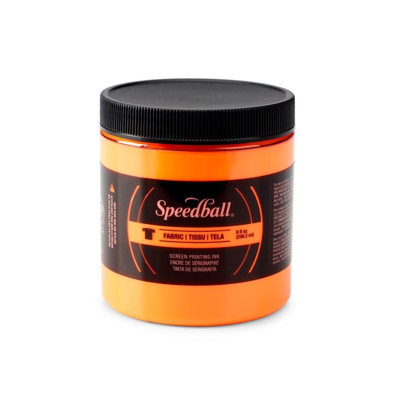 Fluor. Orange Screen Printing Ink 236 ml. Speedball