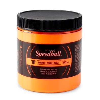 Fluor. Orange Screen Printing Ink 236 ml. Speedball