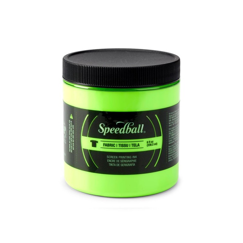 Fluor. Lime Green Screen Printing Ink 236 ml. Speedball