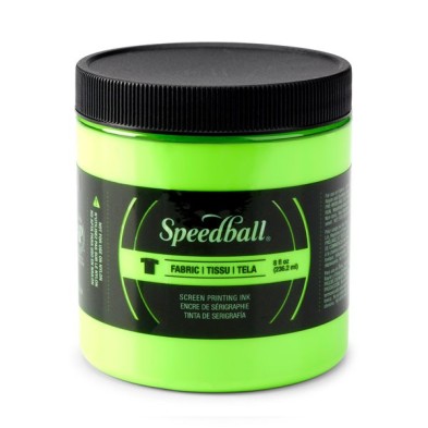 Fluor. Lime Green Screen Printing Ink 236 ml. Speedball
