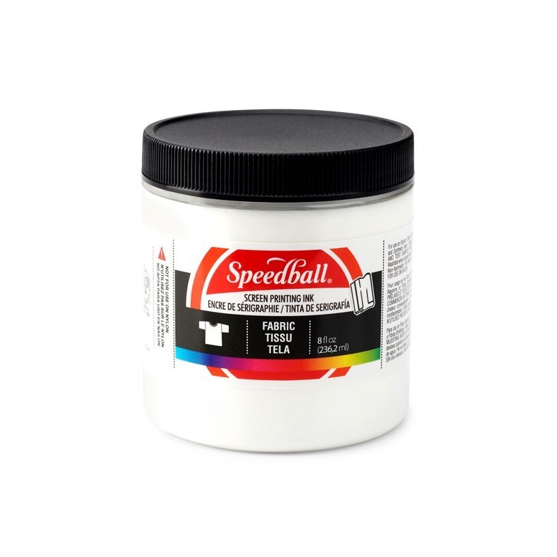 White Screen Printing Ink 236 ml. Speedball