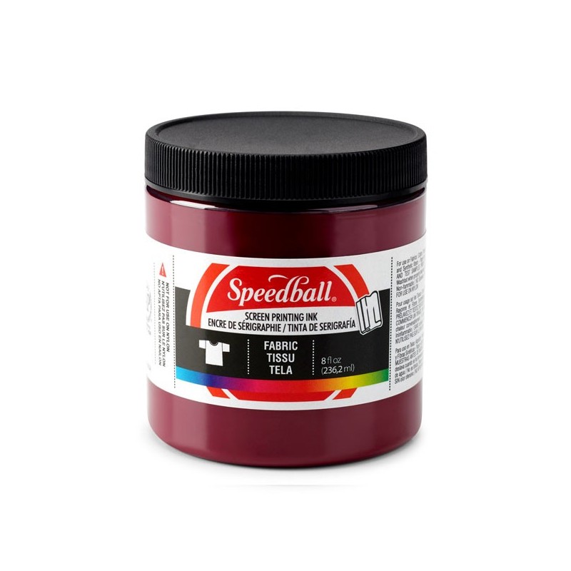 Burgundy Screen Printing Ink 236 ml. Speedball