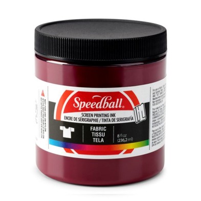 Burgundy Screen Printing Ink 236 ml. Speedball