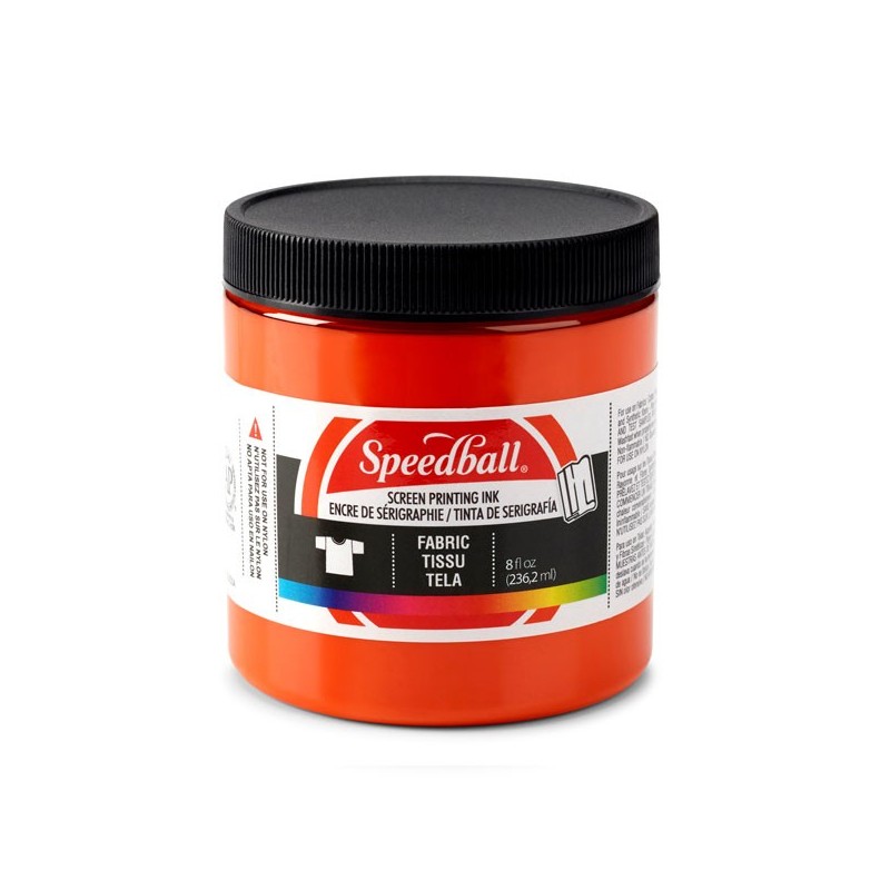 Orange Screen Printing Ink 236 ml. Speedball