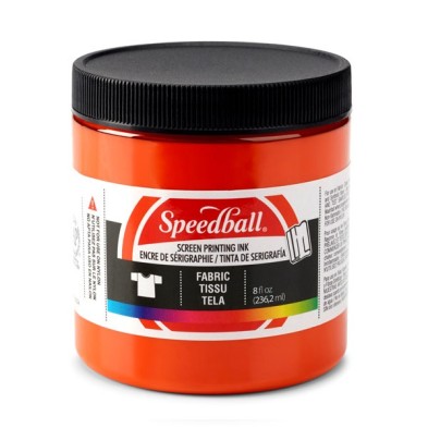 Orange Screen Printing Ink 236 ml. Speedball