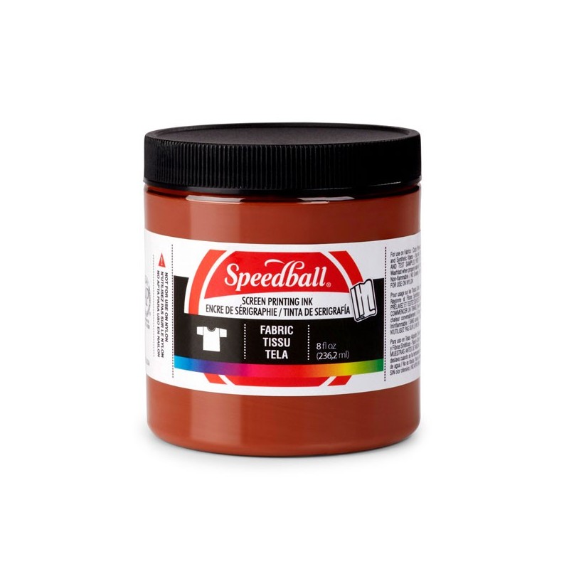 Brown Screen Printing Ink 236 ml. Speedball