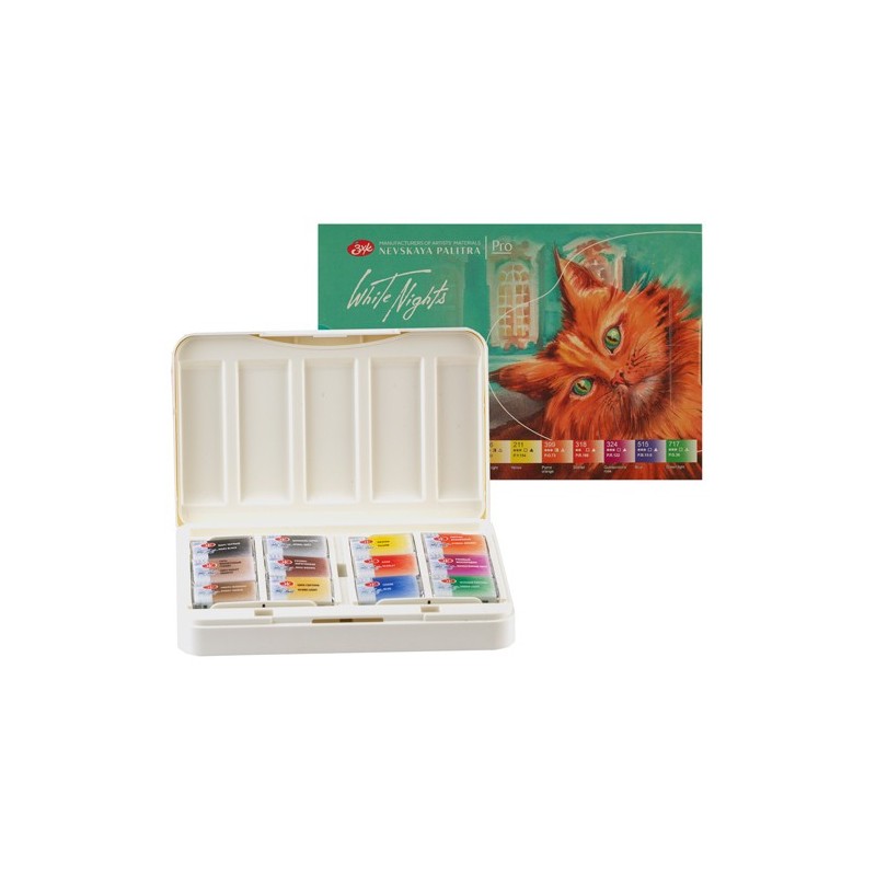 Fine art shop - Set of 12 godets Animalistics, White Nights | totenart.com