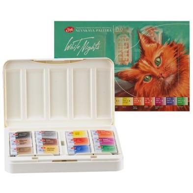 Fine art shop - Set of 12 godets Animalistics, White Nights | totenart.com