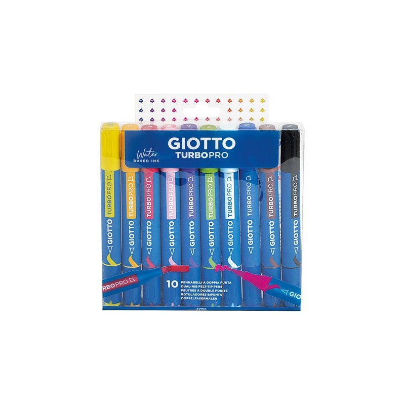 Fine art shop - Giotto Turbo PRO Classic Colors 10 markers | totenart.com 