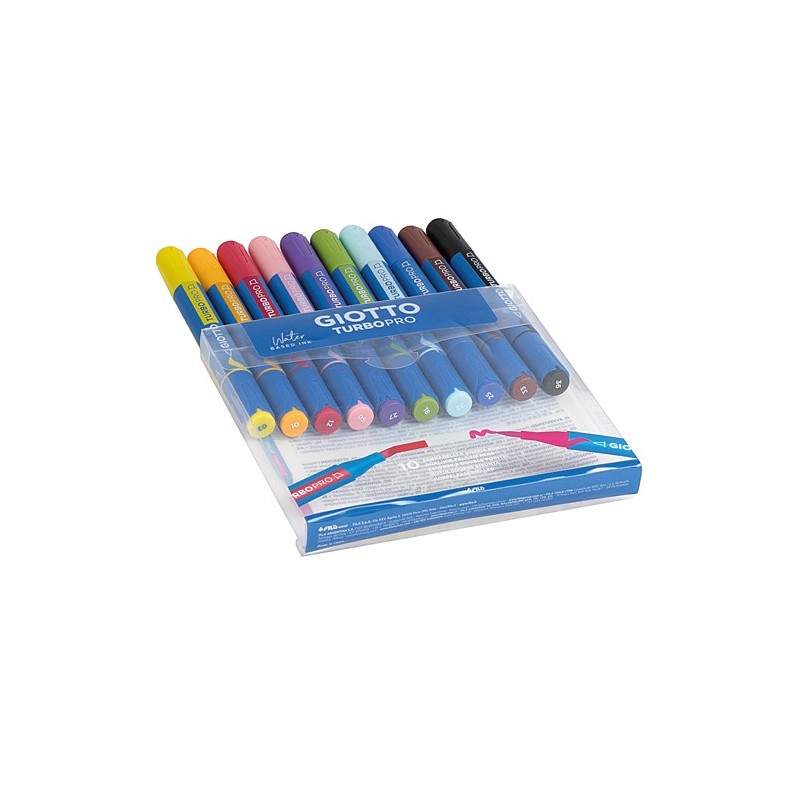 Fine art shop - Giotto Turbo PRO Classic Colors 10 markers | totenart.com 