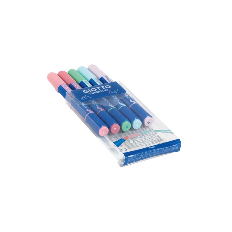 Fine art shop - Giotto Turbo PRO Candy Colors 5 markers | totenart.com 