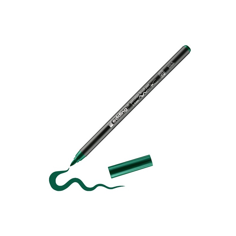 Fine art shop - Edding 4200 Porcelain Brushpen Green | totenart.com