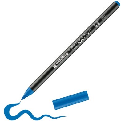 Fine art shop - Edding 4200 Porcelain Brushpen Light Blue | totenart.com
